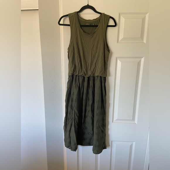 Prana Perry midi dress in green size medium - Picture 3 of 7